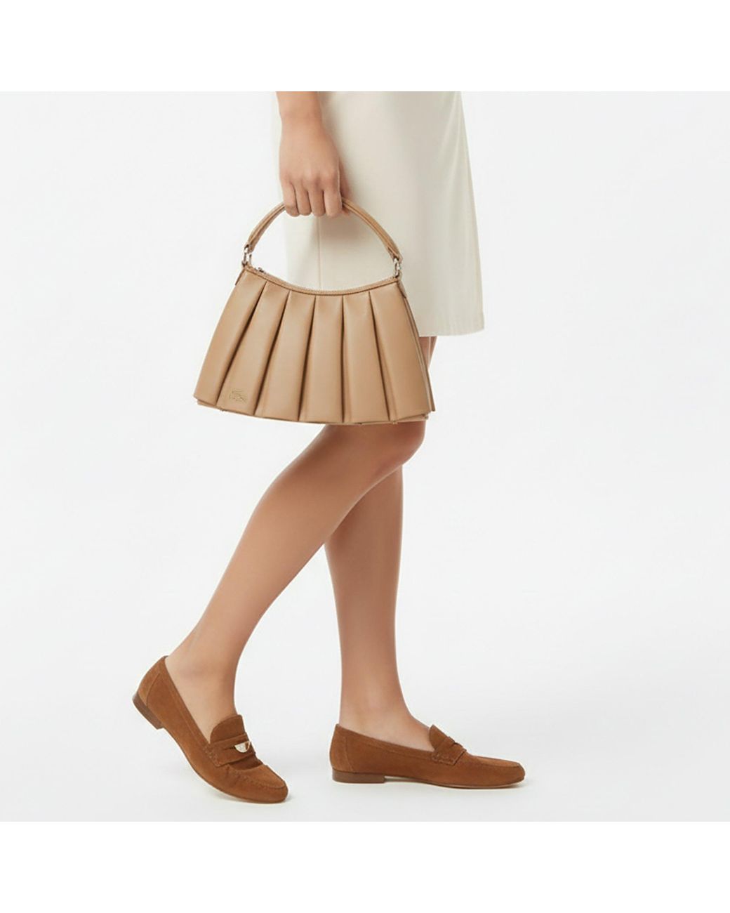 Lacoste Brown Lenglen Shoulder Bags
