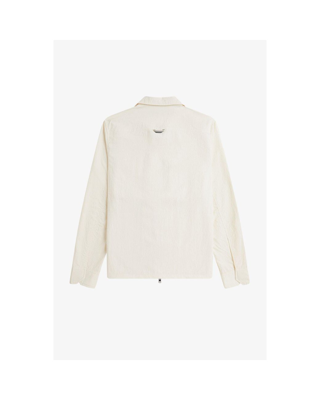 Fred Perry White Overshirt for men