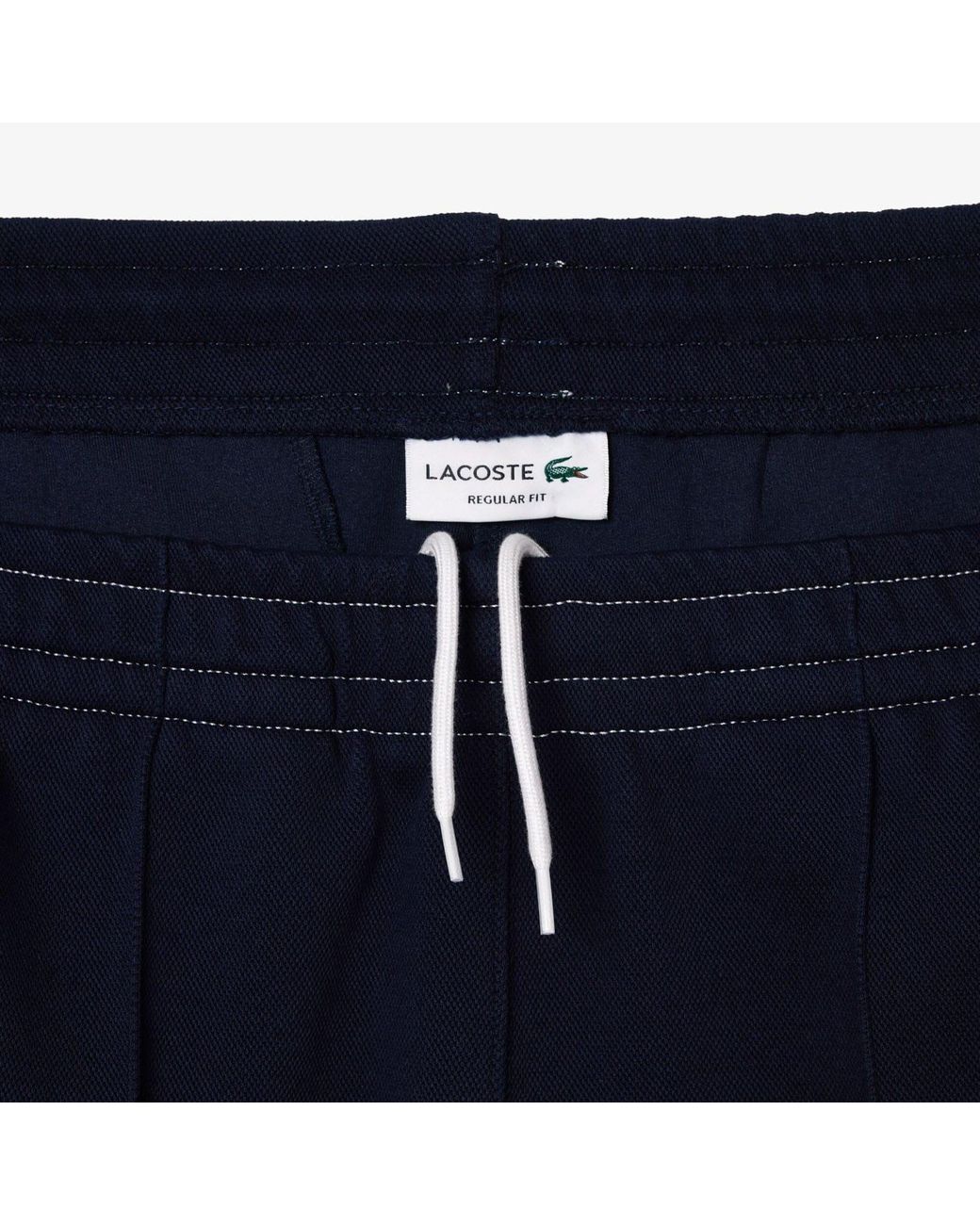 Lacoste Blue Regular Fit Piqué Sweatpants for men