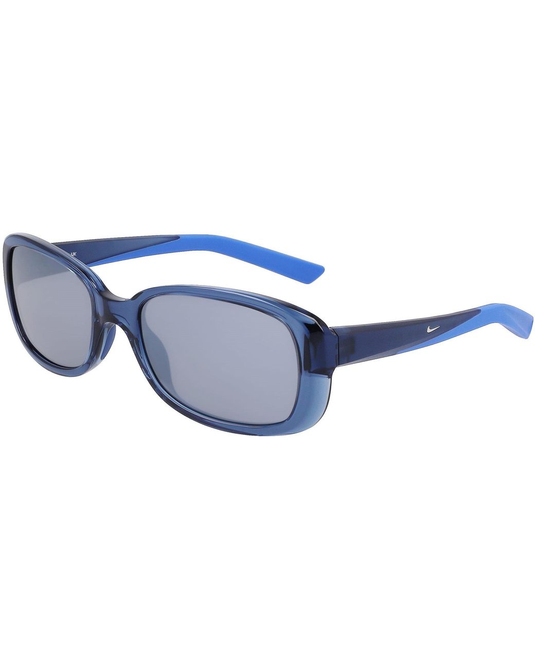 Nike Blue Epic Breeze Oval Sunglasses