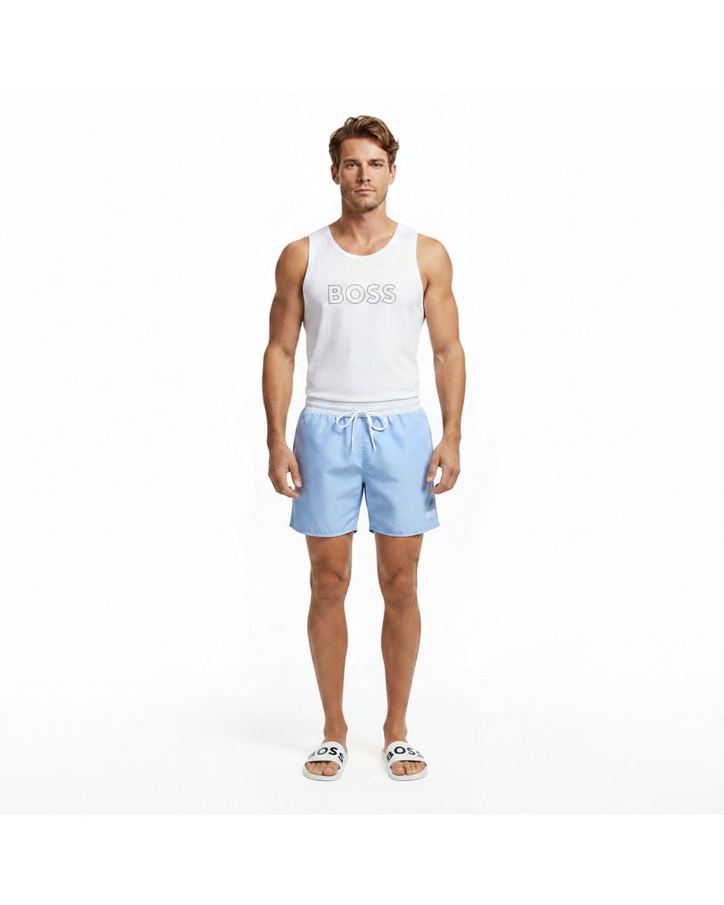 Boss Blue Sailfish Swim Shorts for men