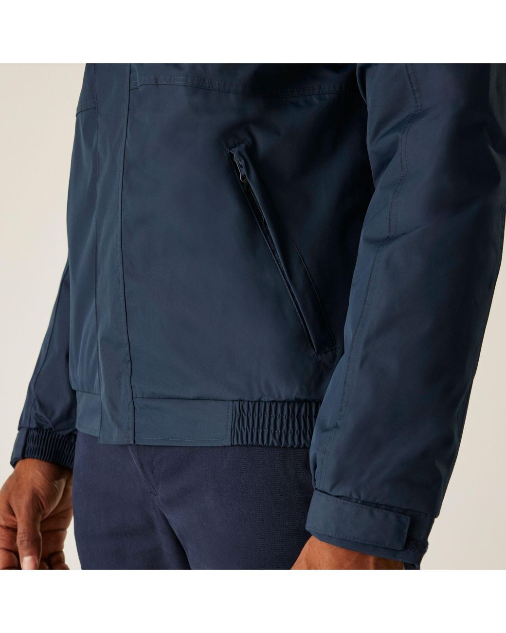 Regatta Blue Dover Fleece Lined Waterproof Insulated Bomb for men