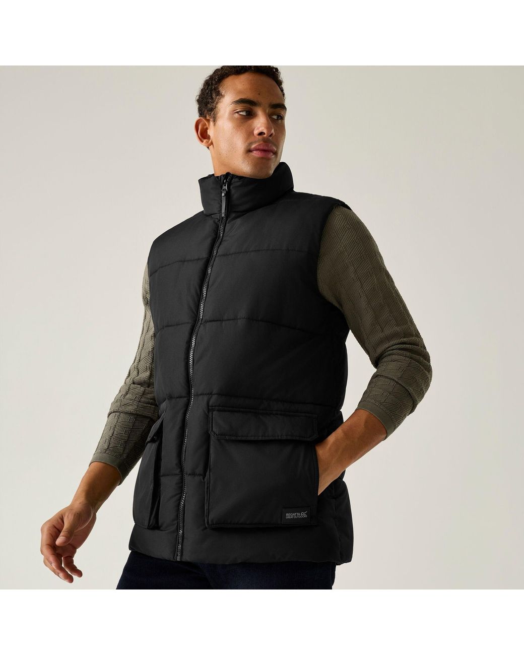 Regatta Black Marek Insulated Bodywarmer for men