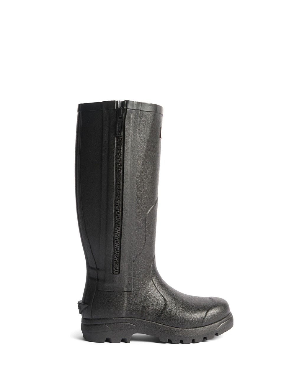 Hunter Black Balmoral Mk Ii Waterproof Zip Wellingtons for men