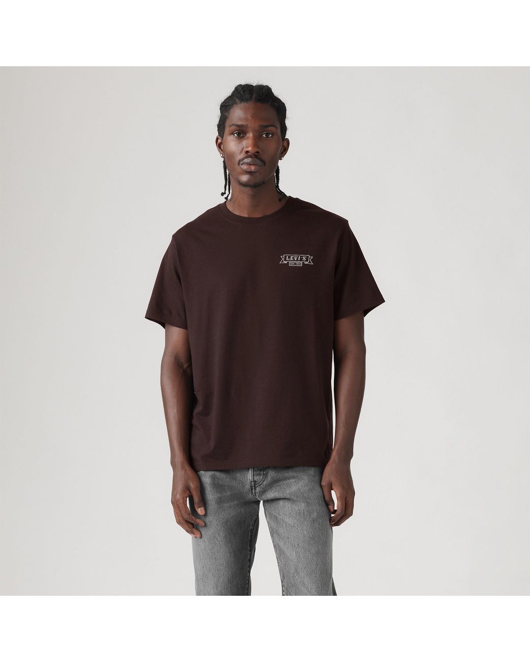 Levi's Purple Housemark Graphic T-Shirt for men