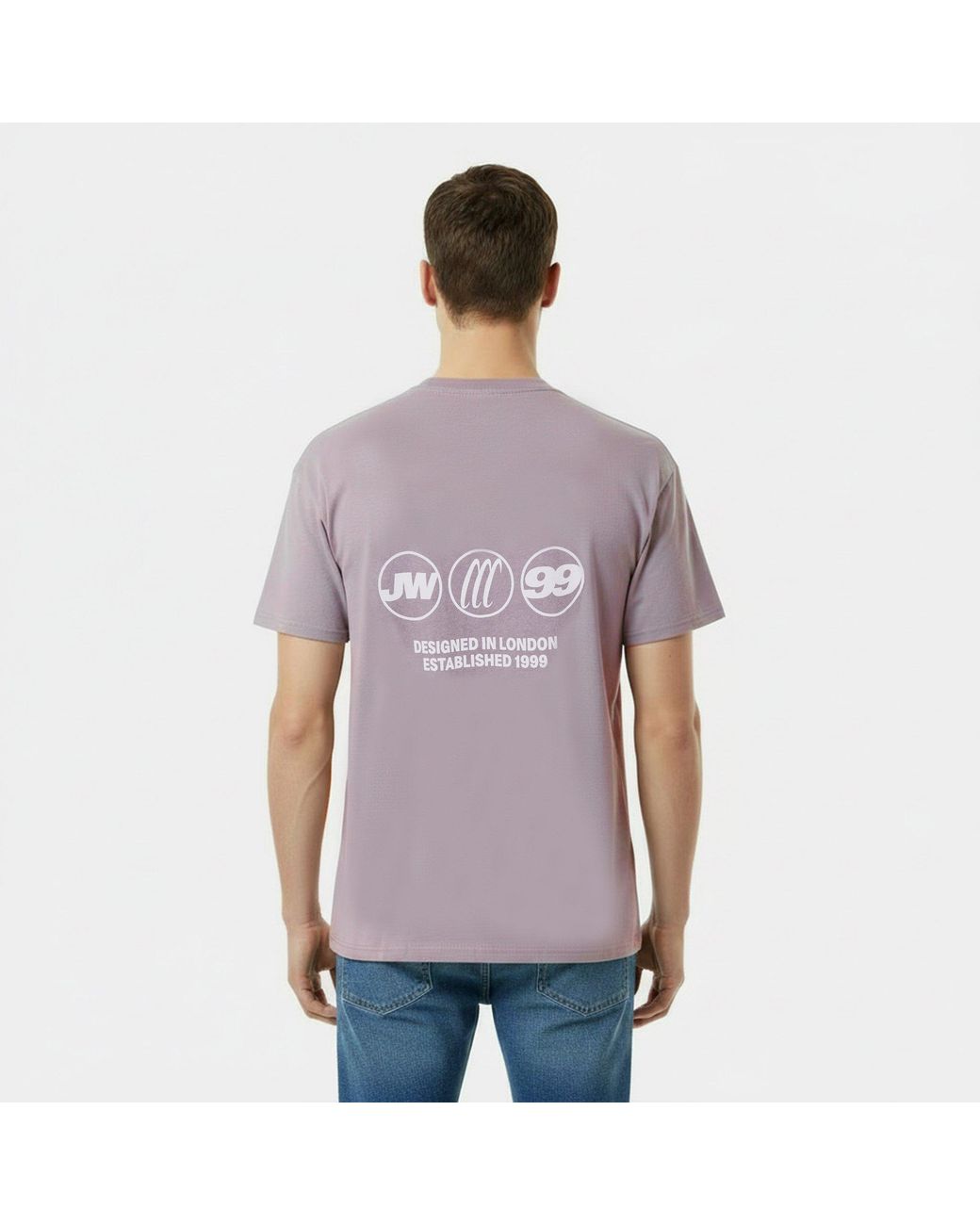 Jack Wills Purple Jw Multi Hit Regular Fit T-Shirt for men