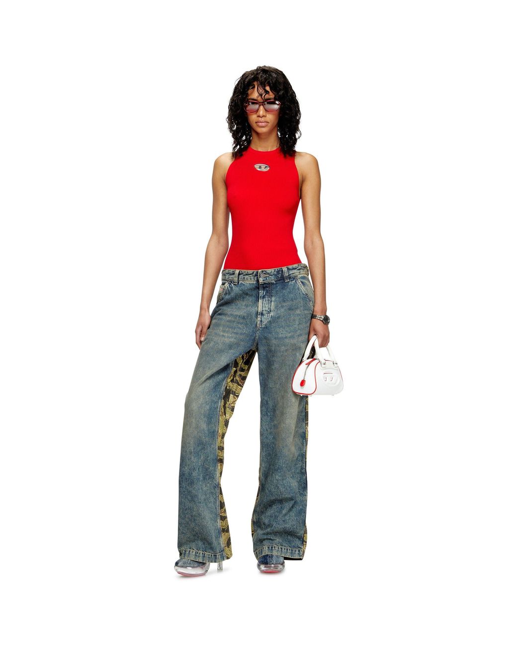 DIESEL Red M-Caddix Top
