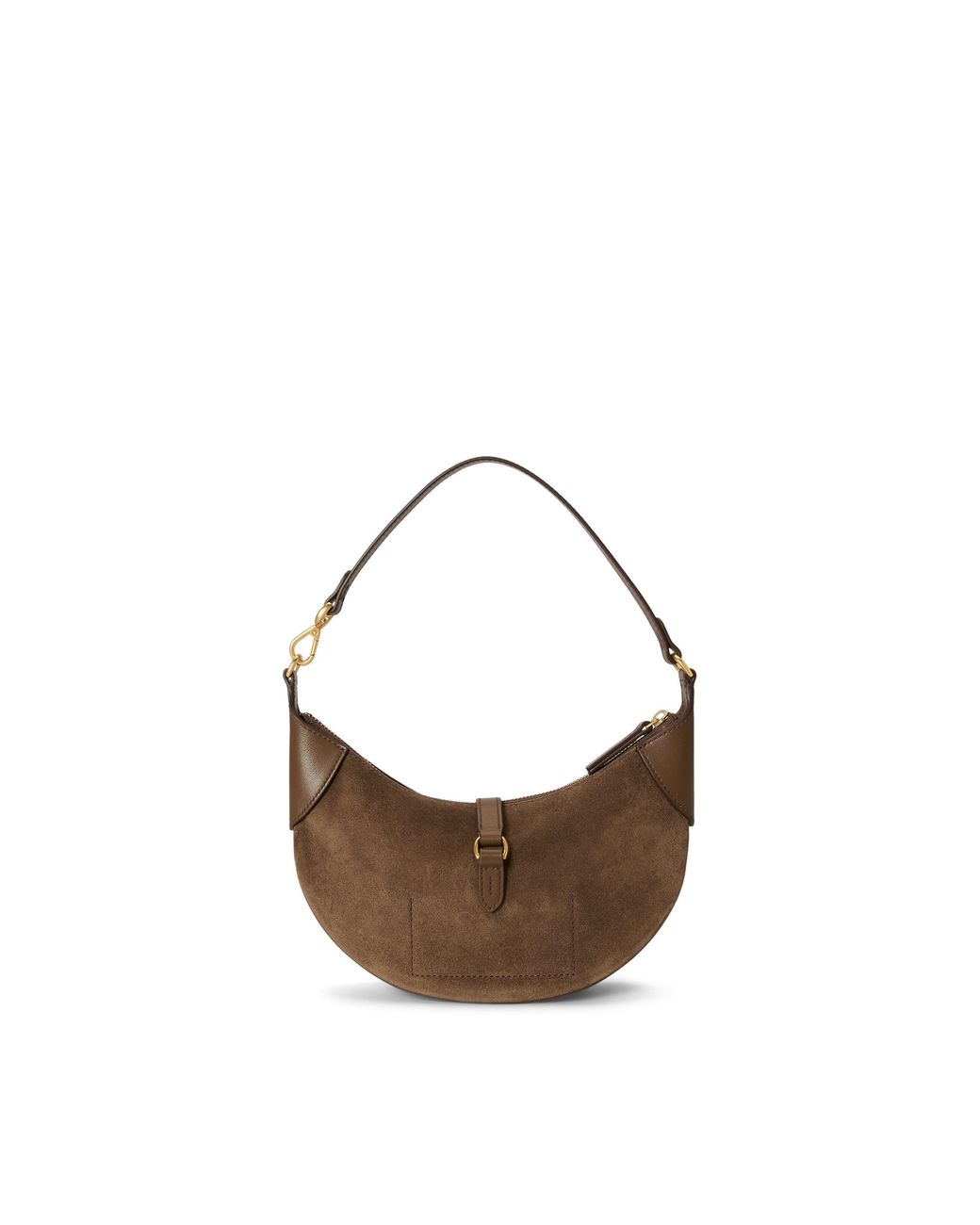 Polo Ralph Lauren Brown Calfskin Mini Shoulder Bag