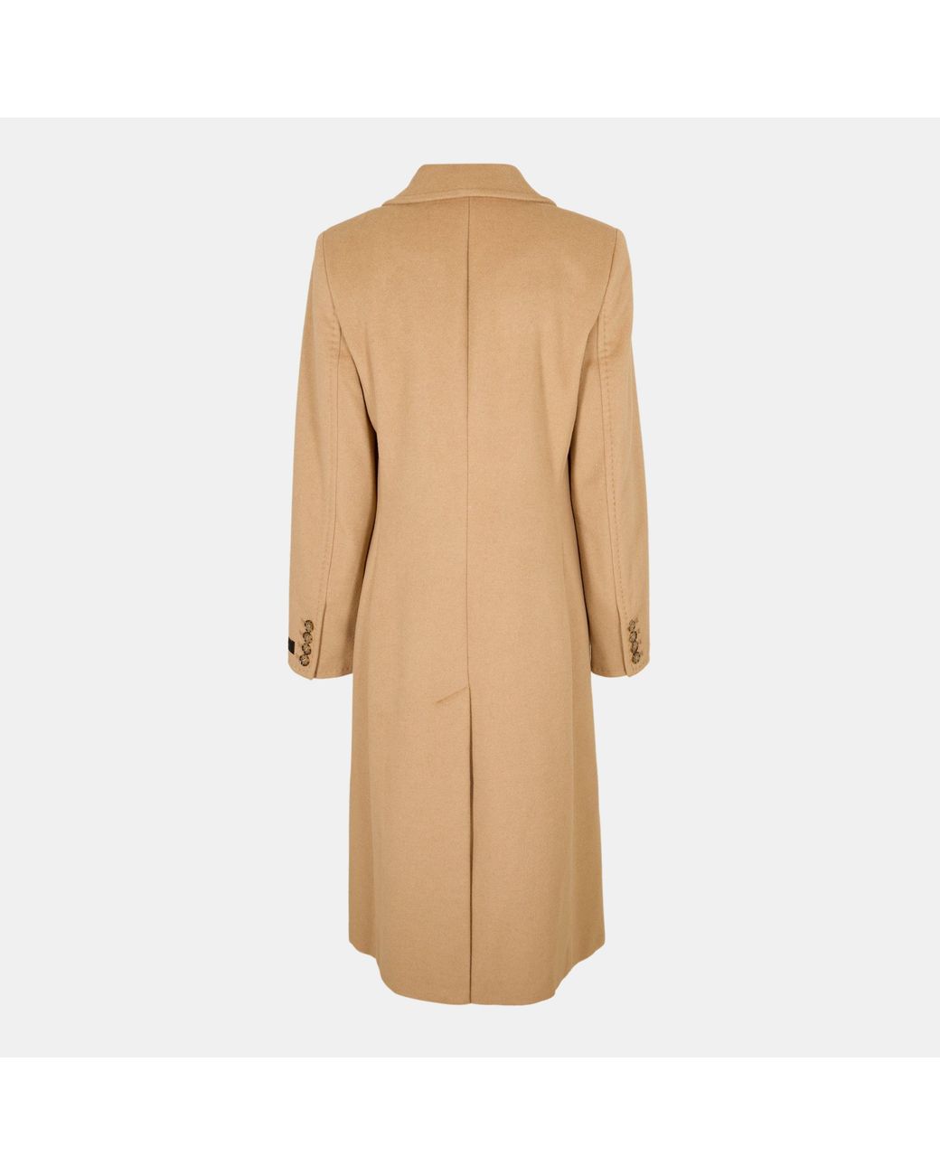 Donna Karan Natural Dkaran Double Breasted Overcoat