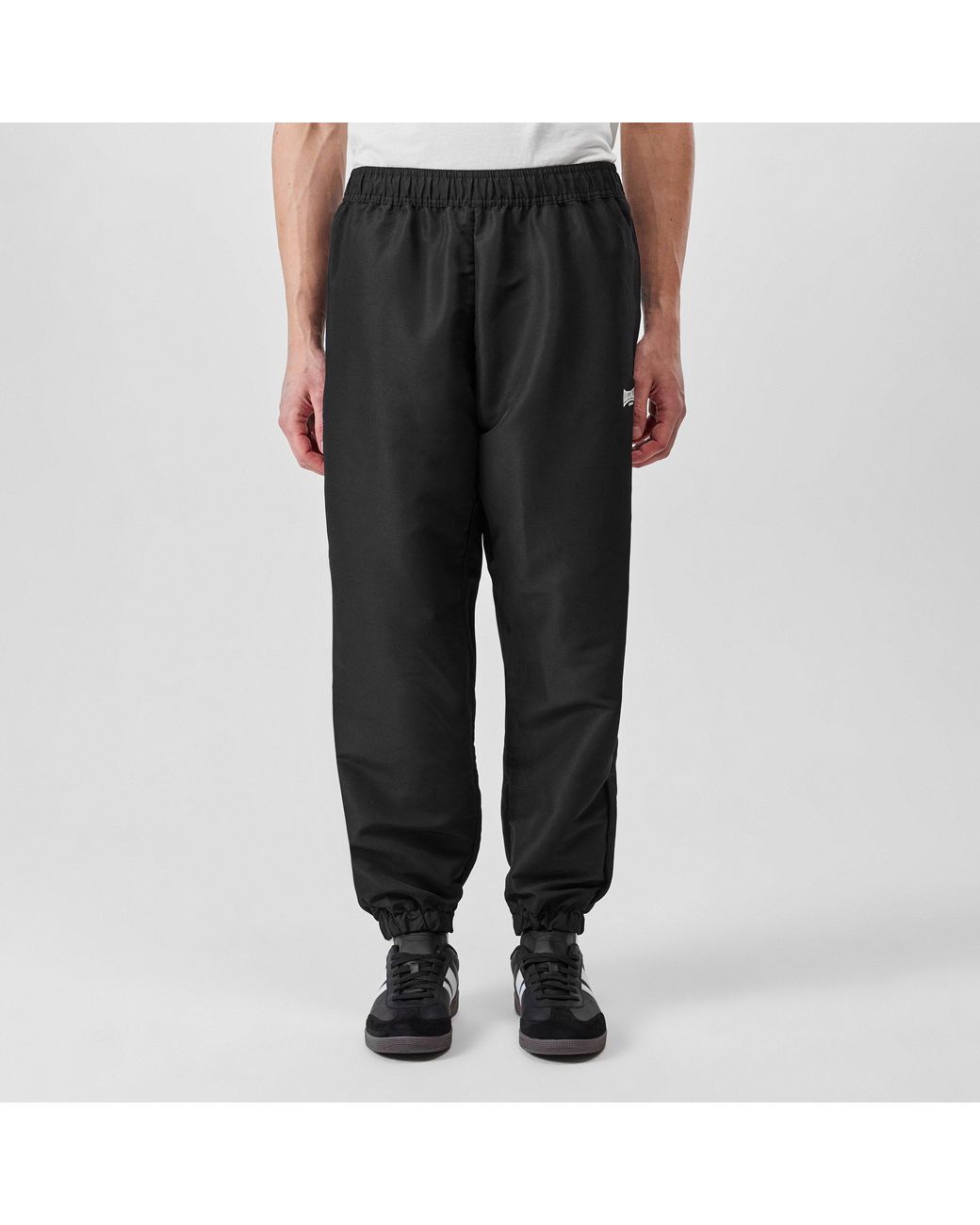 Lonsdale Black Essential Ch Woven Jogging Bottoms for men