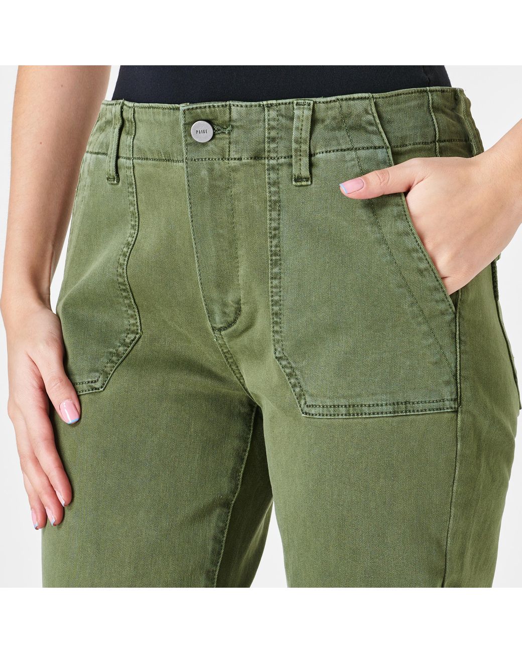 PAIGE Green Mayslie Jogger