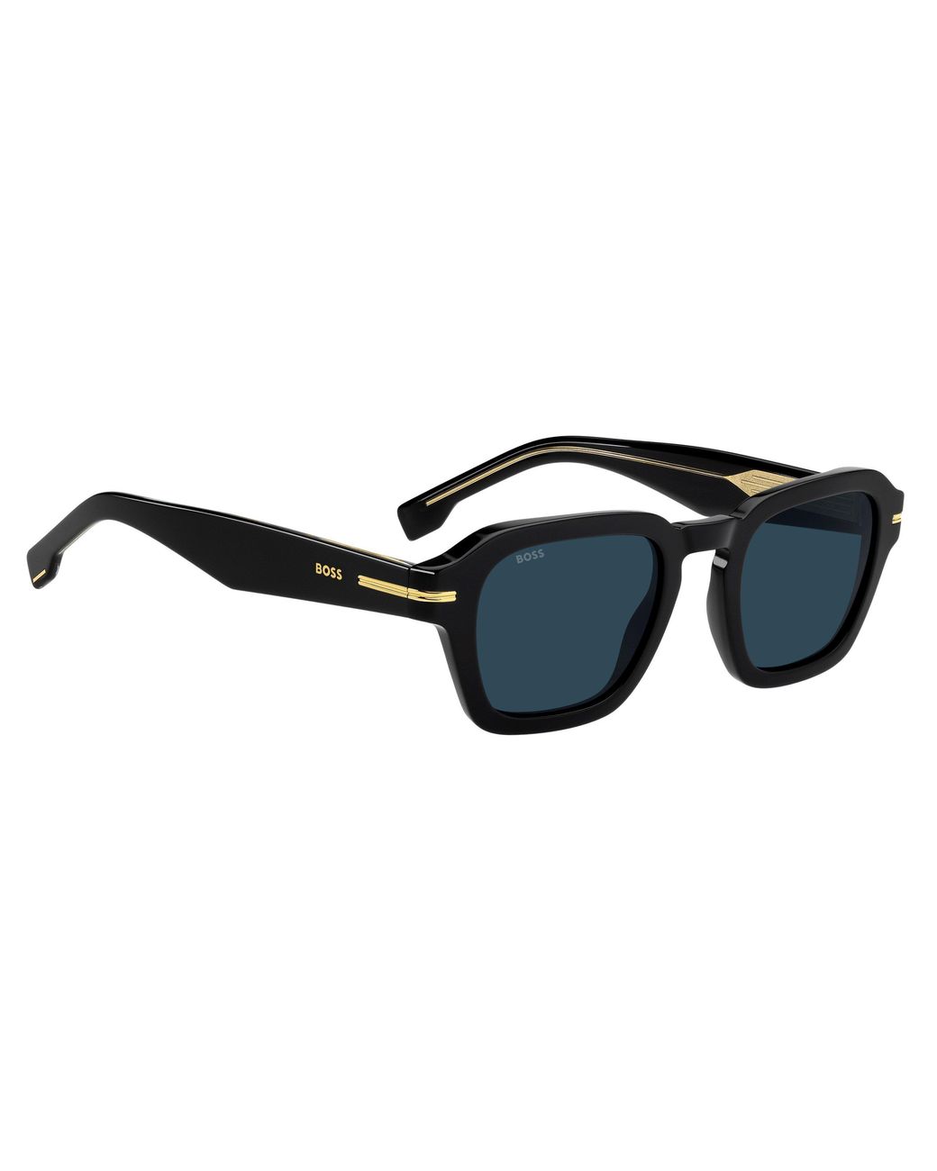 Boss Black Round Sunglasses for men