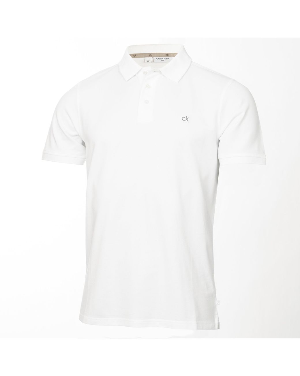 Calvin Klein White Planet Polo Shirt for men