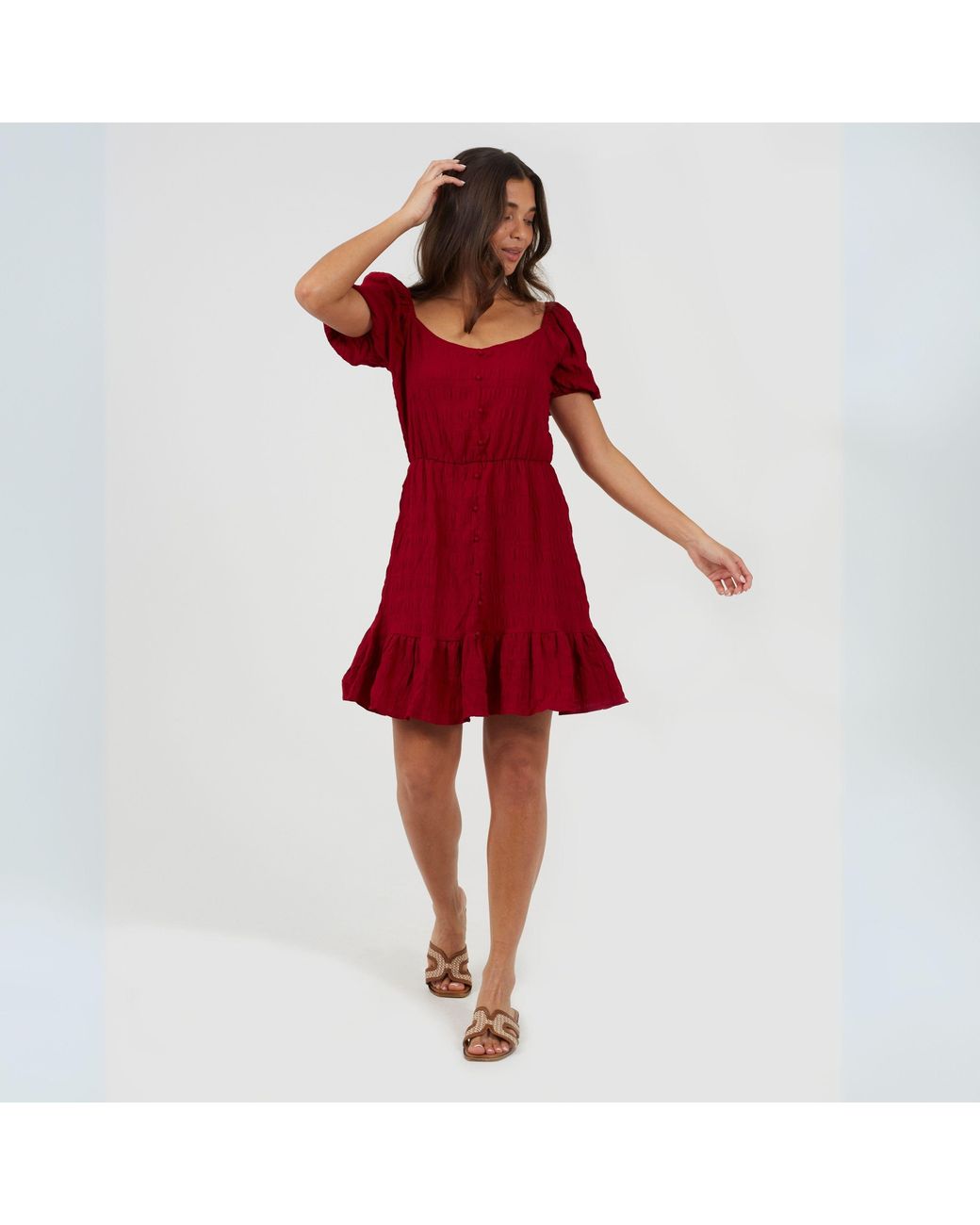 Brave Soul Red Mini Dress