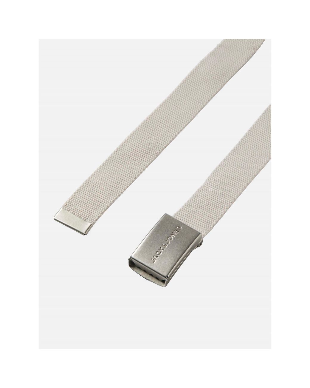 Jack & Jones White London Woven Belt for men