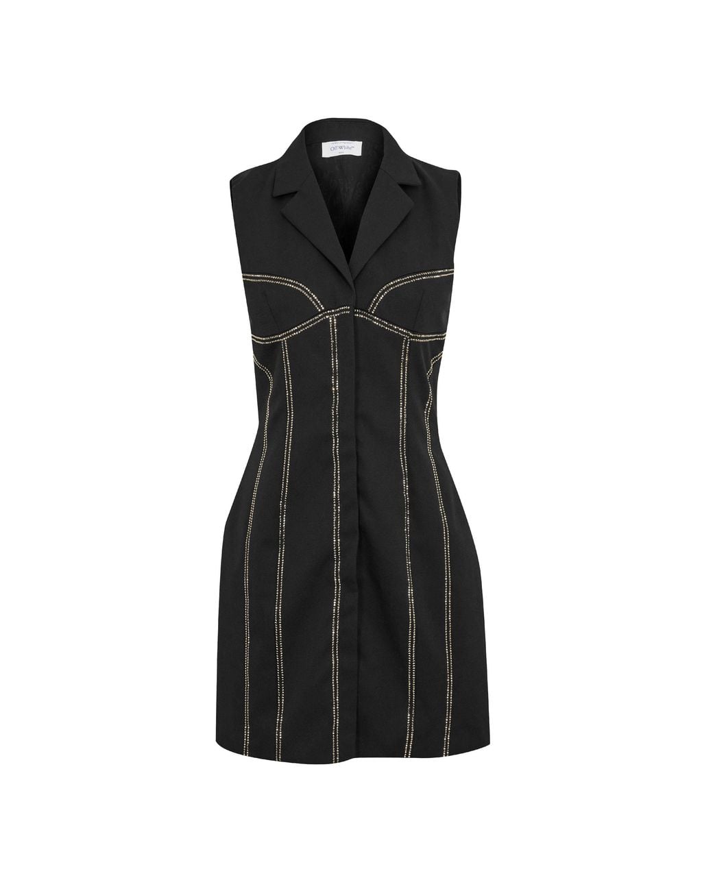 Off-White c/o Virgil Abloh Black Tailored Blazer Dress