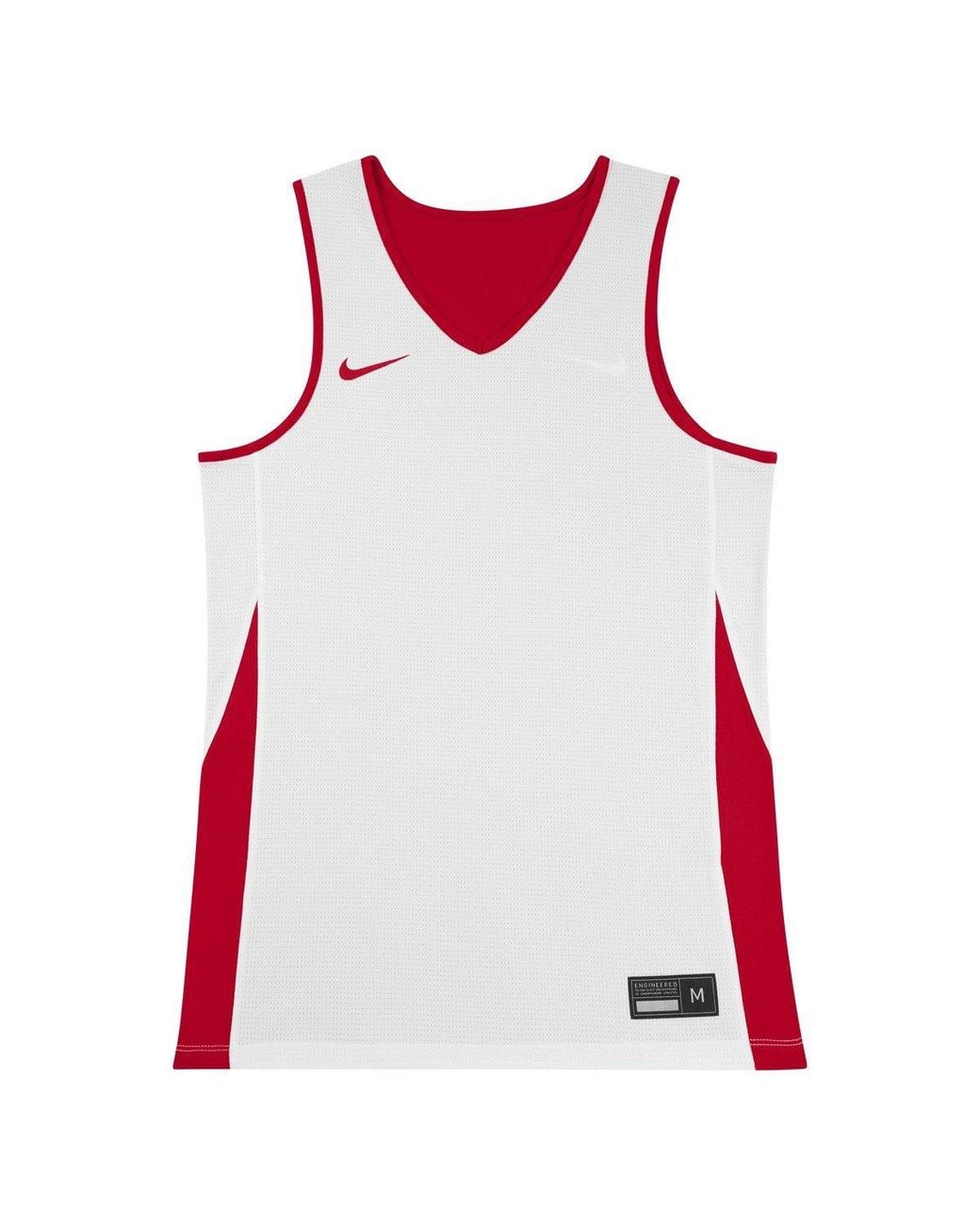 Nike White Performance Basketball Jersey for men