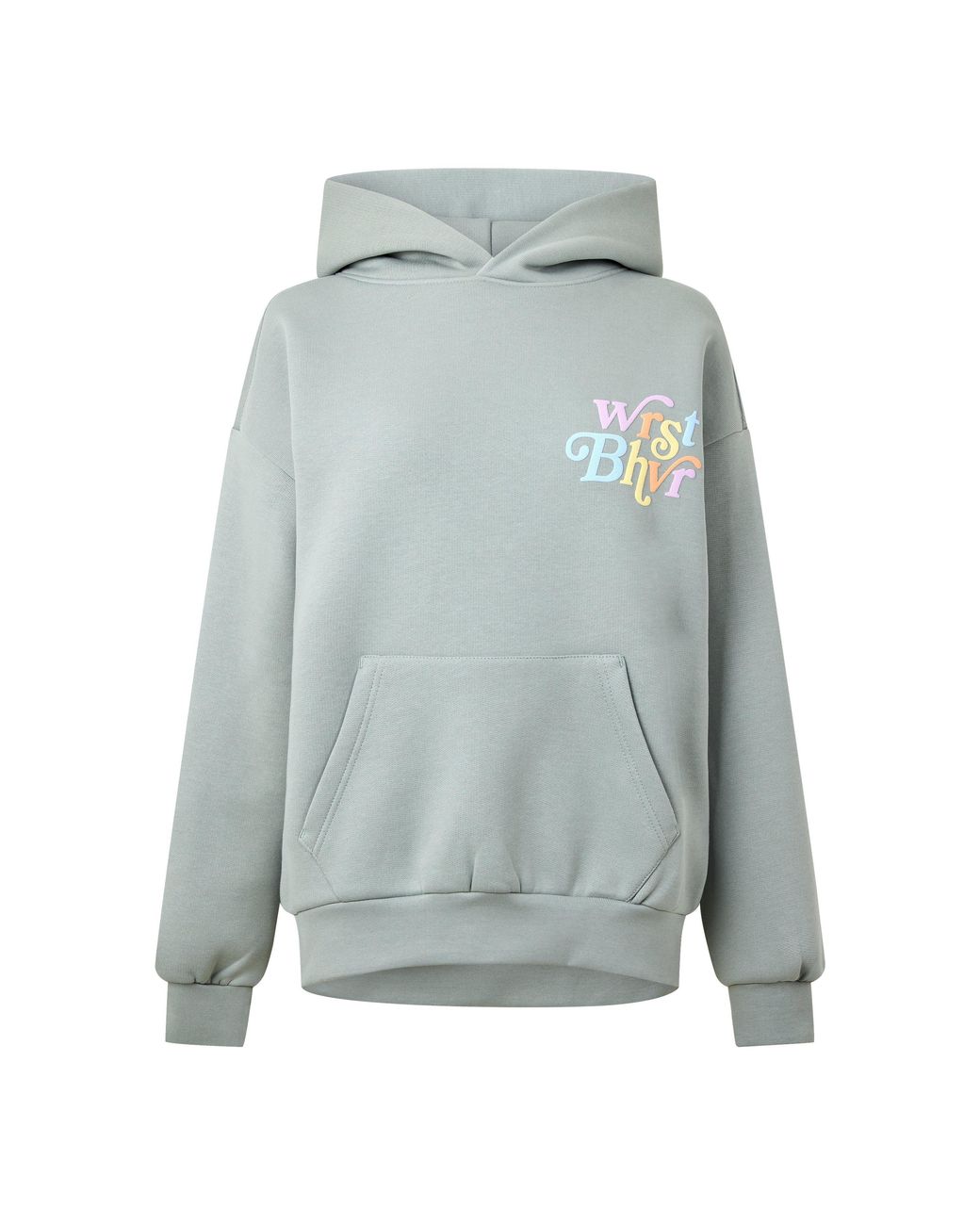 WRSTBHVR Blue Reed Over The Head Long-Sleeve Oversized-Fit Hoodie
