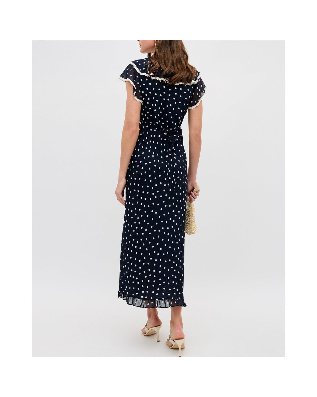 Rixo Blue Bethea Long Maxi Dress
