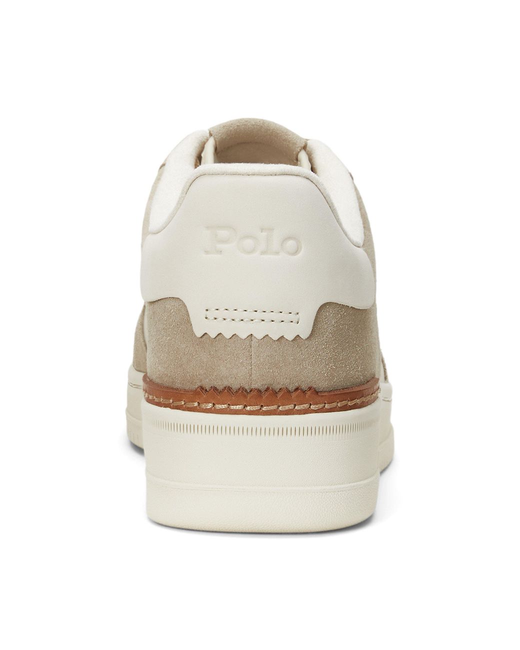 Polo Ralph Lauren Natural Masters Court Leather Trainers for men