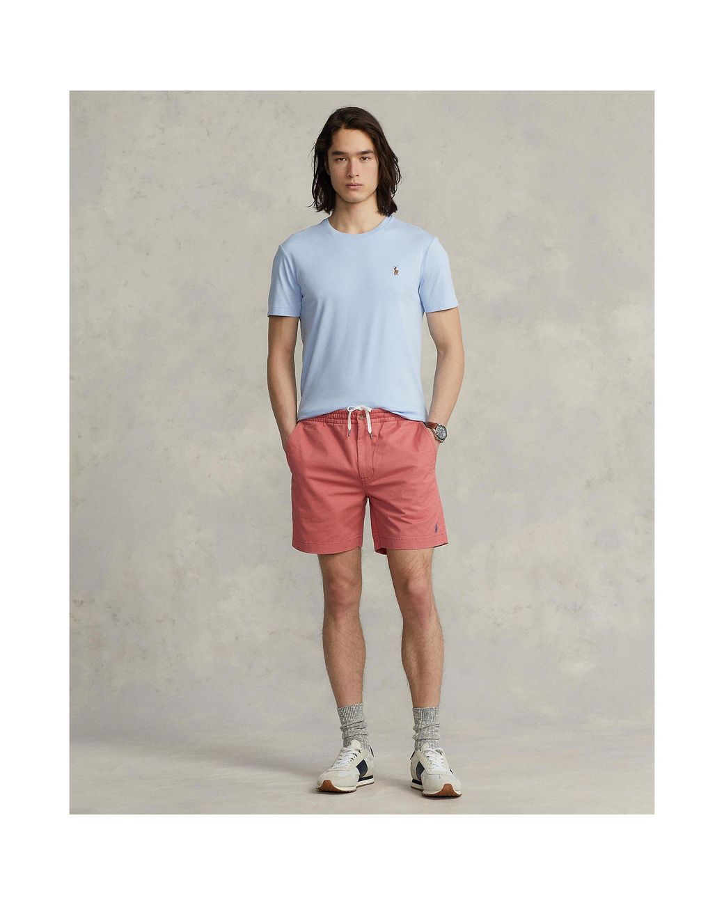Polo Ralph Lauren Blue Regular Fit Pima T-Shirt for men