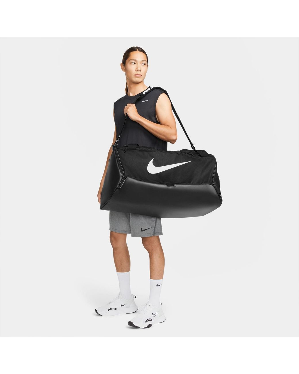 Nike Black Brasilia Large Training Holdall 95L for men