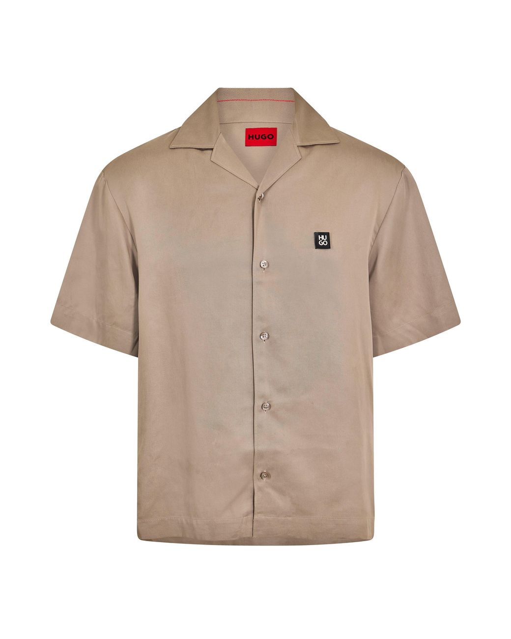 HUGO Brown Short Sleeve Shirt for men