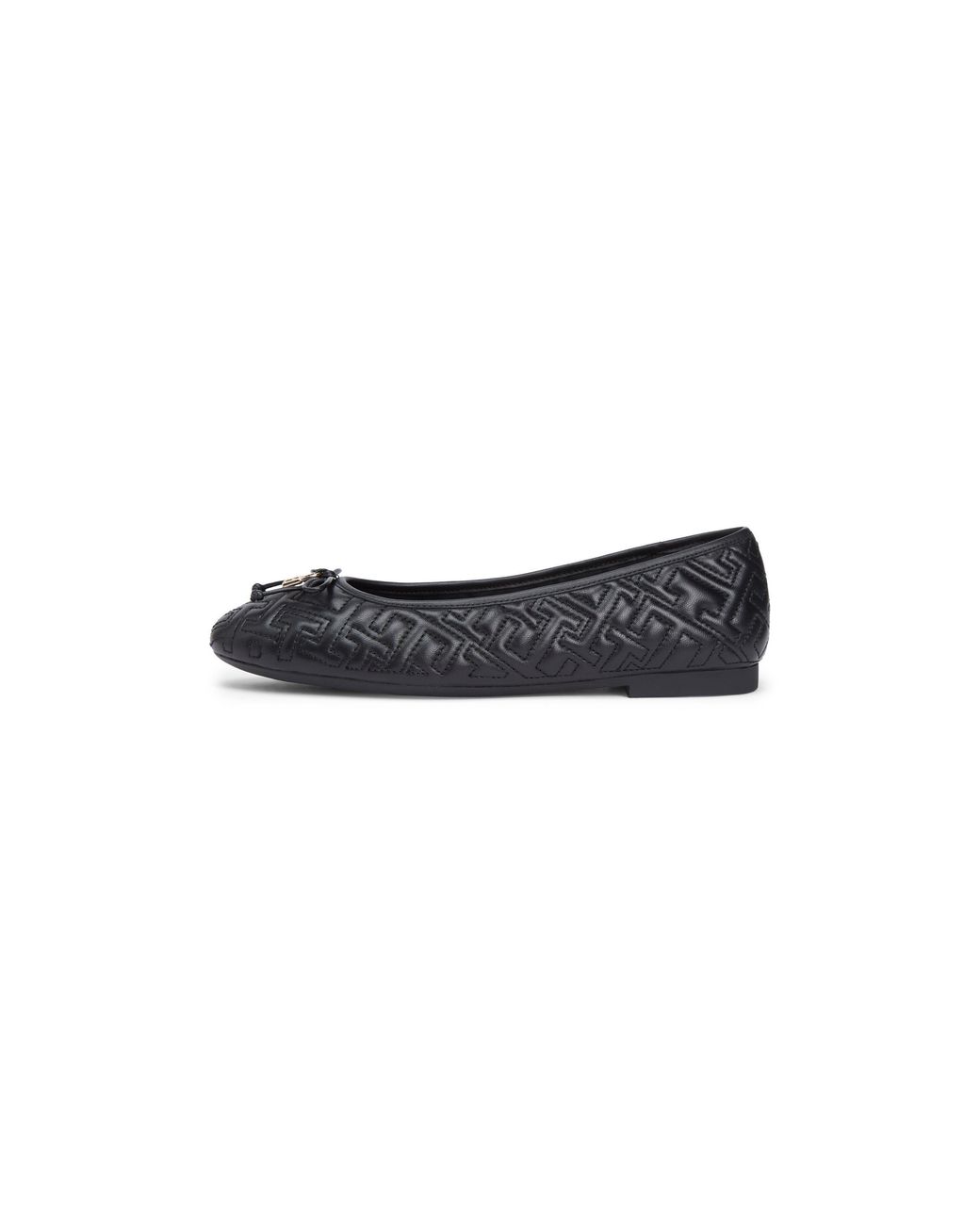 Tommy Hilfiger Blue Quilt Ballerina Ballet Pumps