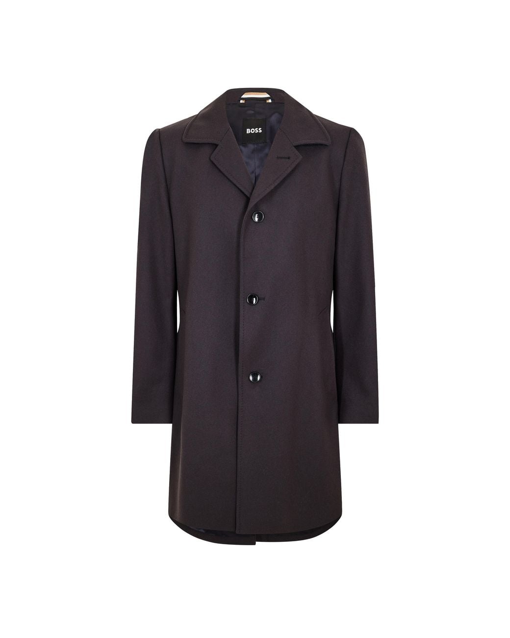 Boss Blue H-Task Overcoat for men
