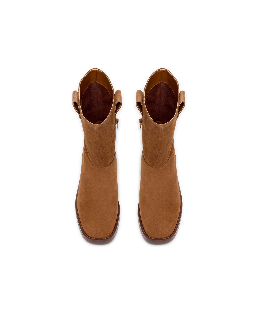 Clarks Brown Digby Slouch Suede Flat Ankle Boots