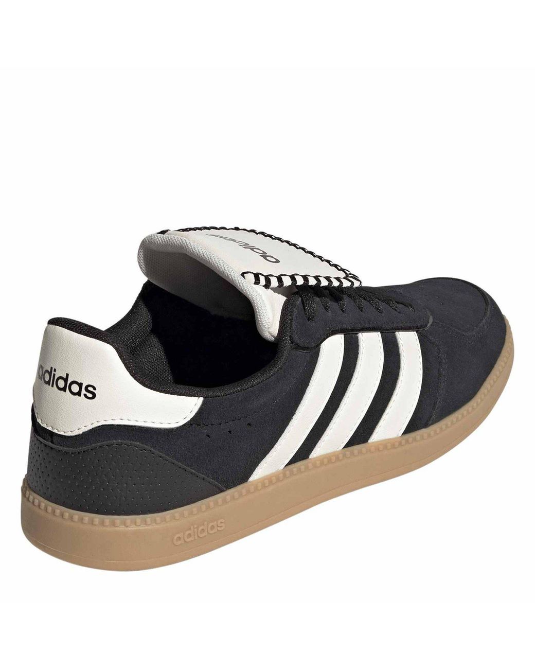 Adidas Blue Breaknet Sleek Suede Low-Top Trainers