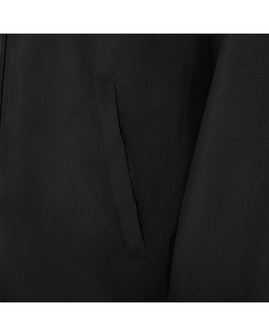 Slazenger 1881 Black Water Resistant Windproof Funnel Neck Long Sleeve Performance Golf Jacket for men