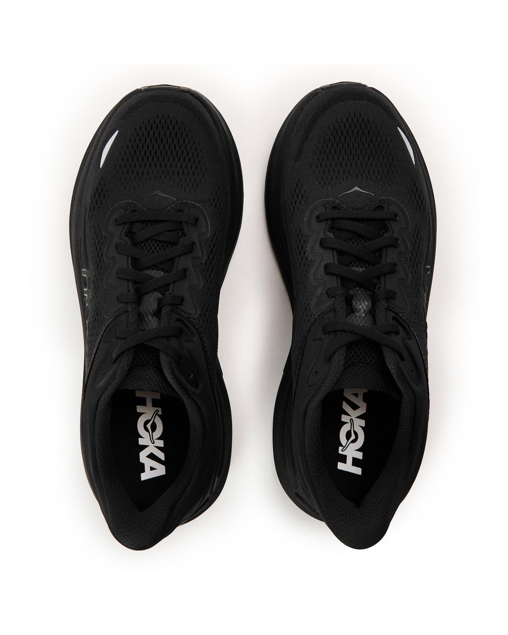 Hoka One One Black Bondi Breathable Everyday Neutral Road Running Shoes for men
