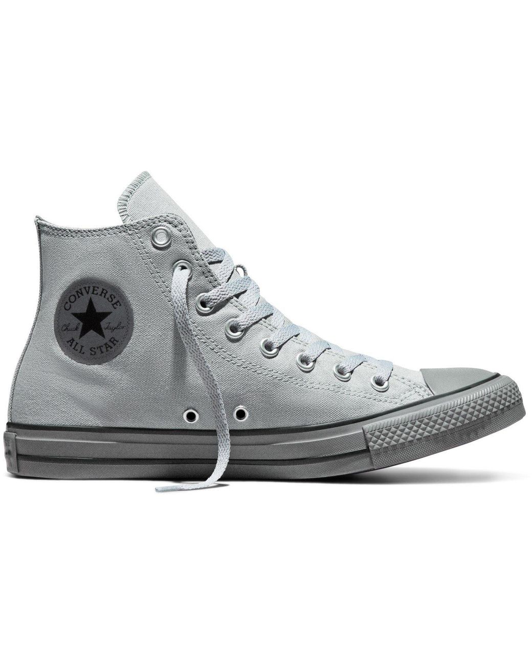 Converse Gray Canvas High-Top Trainers for men