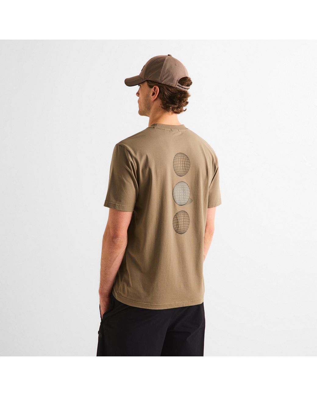Boss Natural Golf Terrace Short Sleeve Top With Unique Front & Back Detail for men