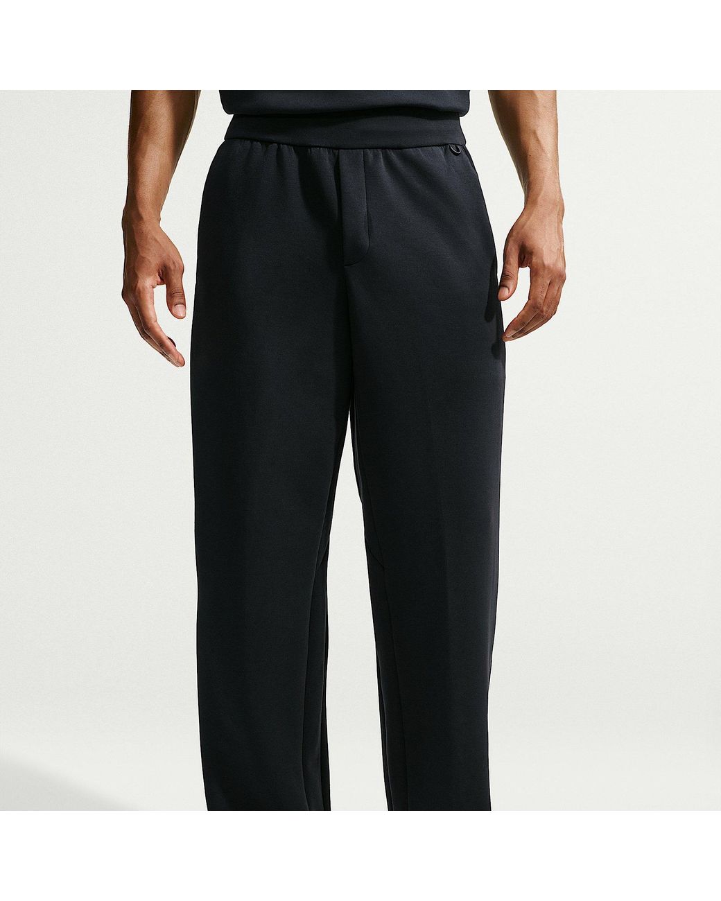 Nike Black 24.7 Dri-Fit Performance Tracksuit Bottoms for men