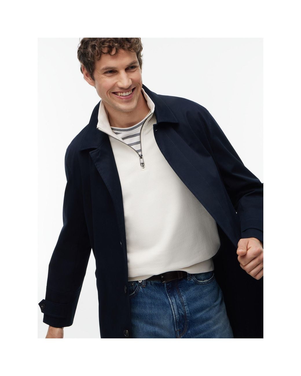 Tommy Hilfiger Blue Tommy Car Coat Sn64 for men