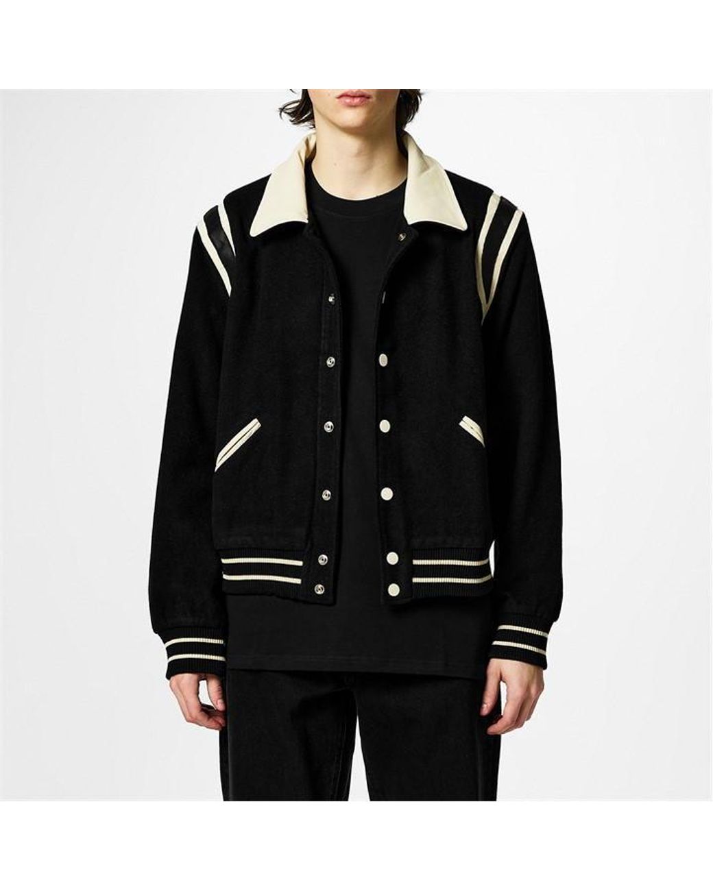 FLANEUR HOMME Flaneur Teddy Bomber Sn34 in Black for Men Lyst UK