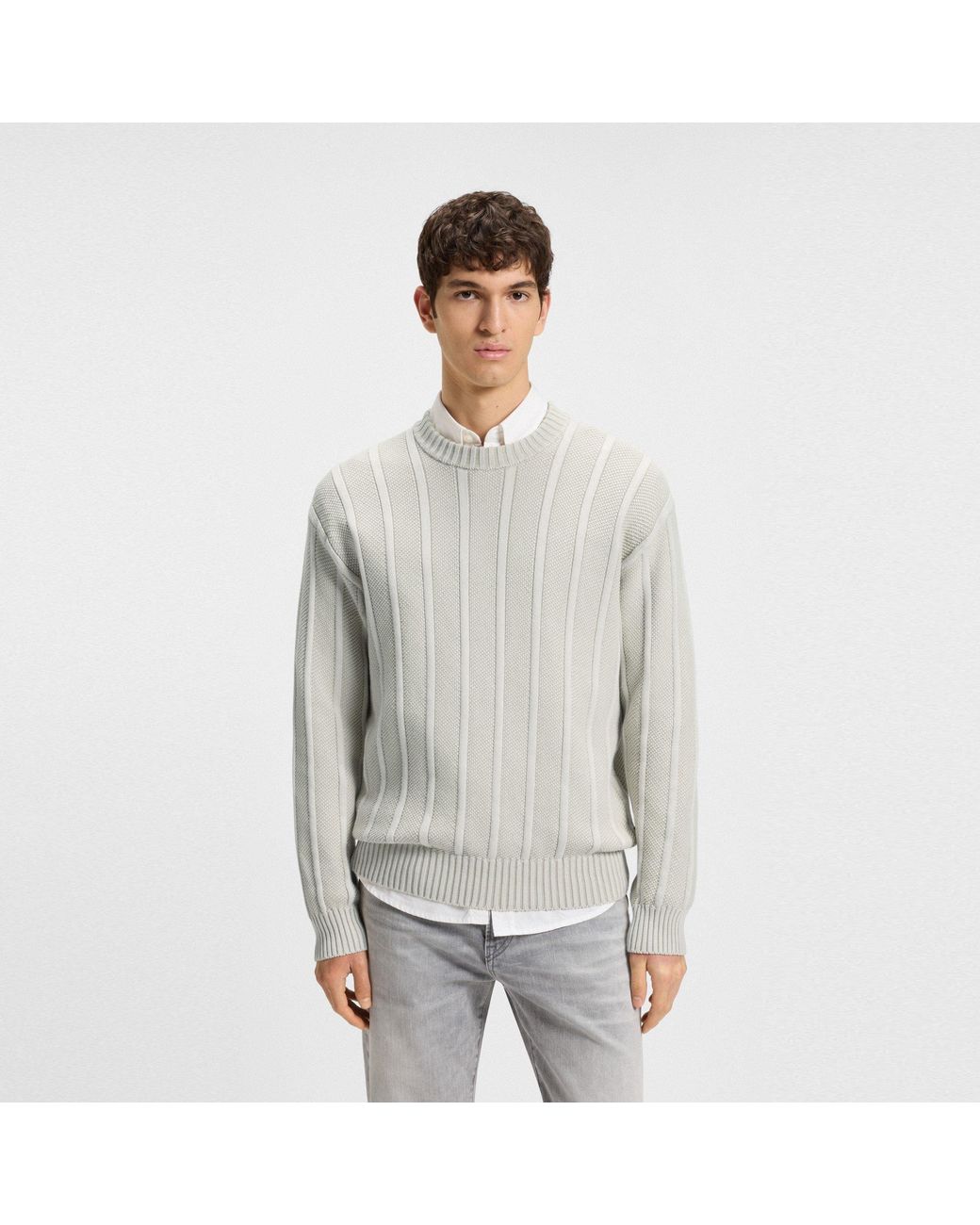 Boss White Kaktus Knitted Tops for men