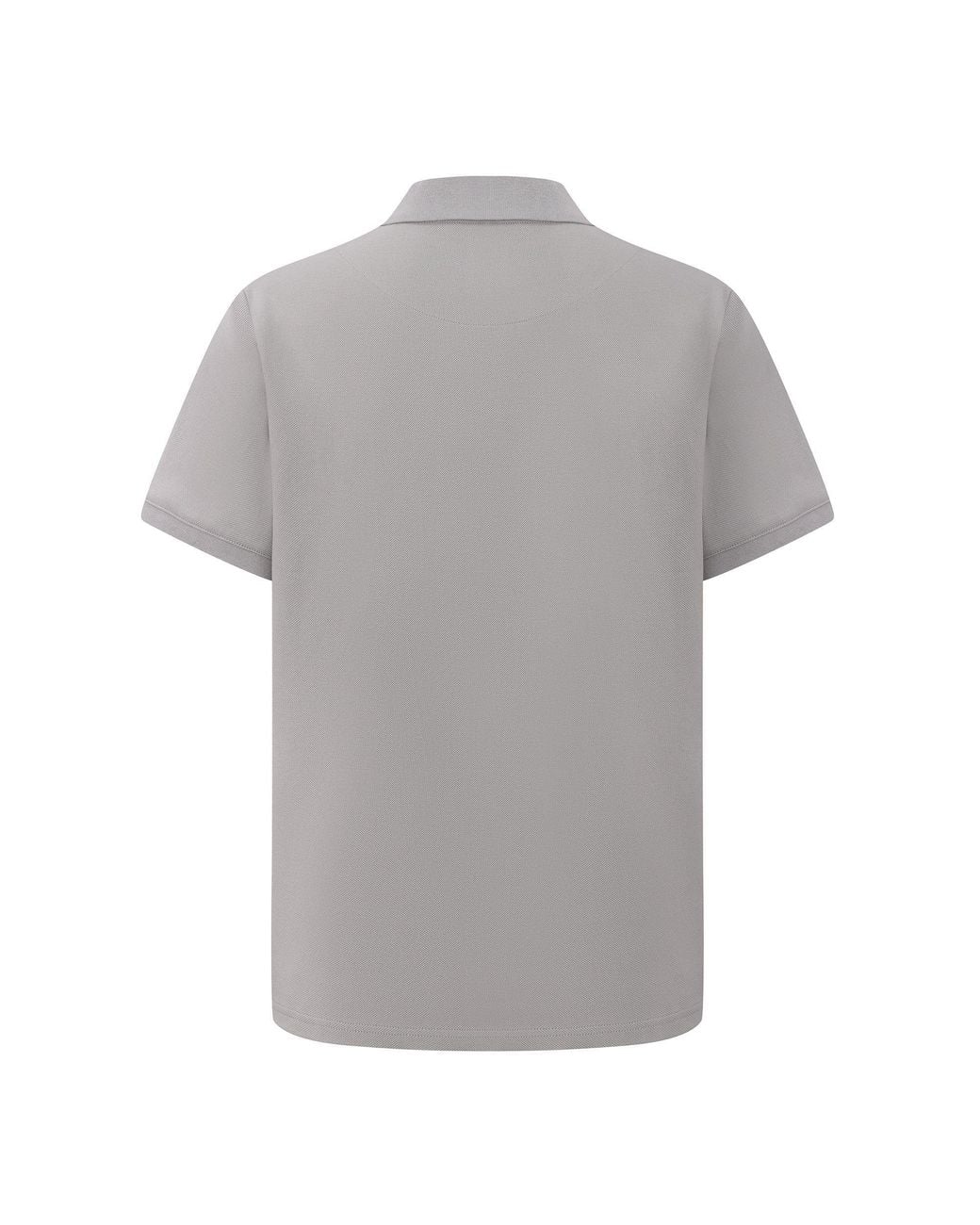 Pretty Green Gray Plain Polo for men