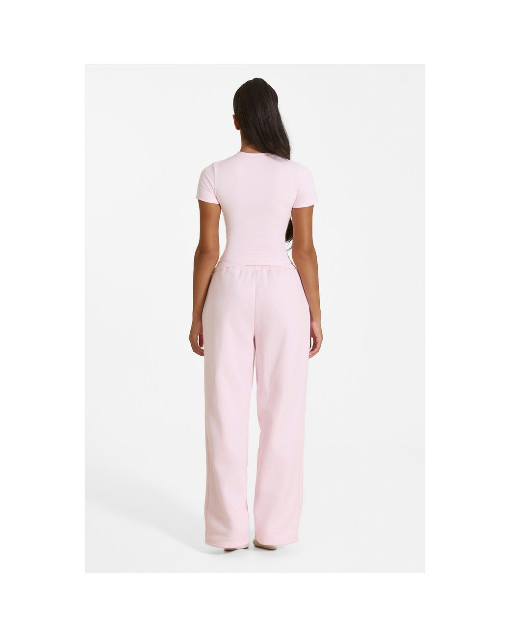 Mars the Label Pink Sculpt Short Sleeve Top