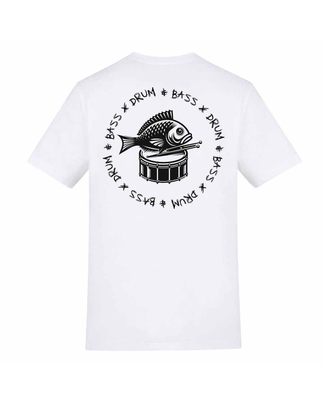 AWD White Adults Printed Festival Tee