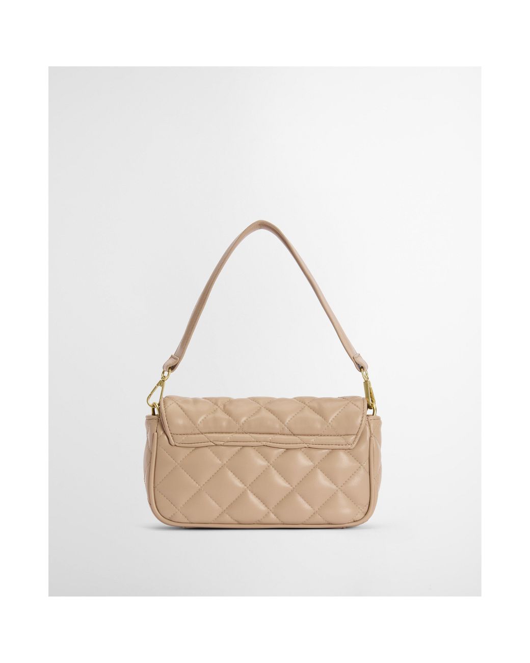 Barbour White Soft Quilt Mini Soho Crossbody Bag