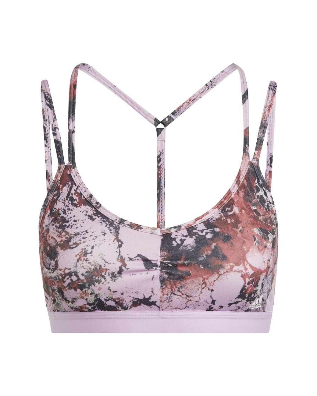 Adidas Gray Non Wired Low Impact Sports Bra