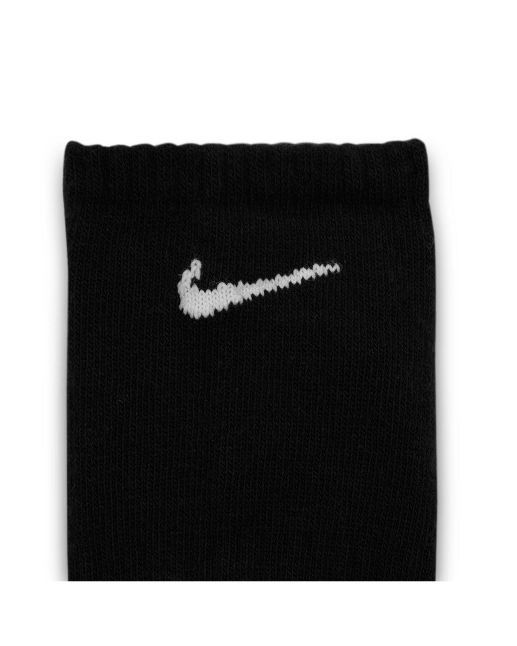 Nike Black 3 Pack No Show Socks for men