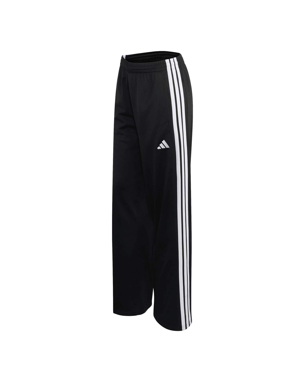 Adidas Black Wl Polyester Relaxed-Fit Track Pants