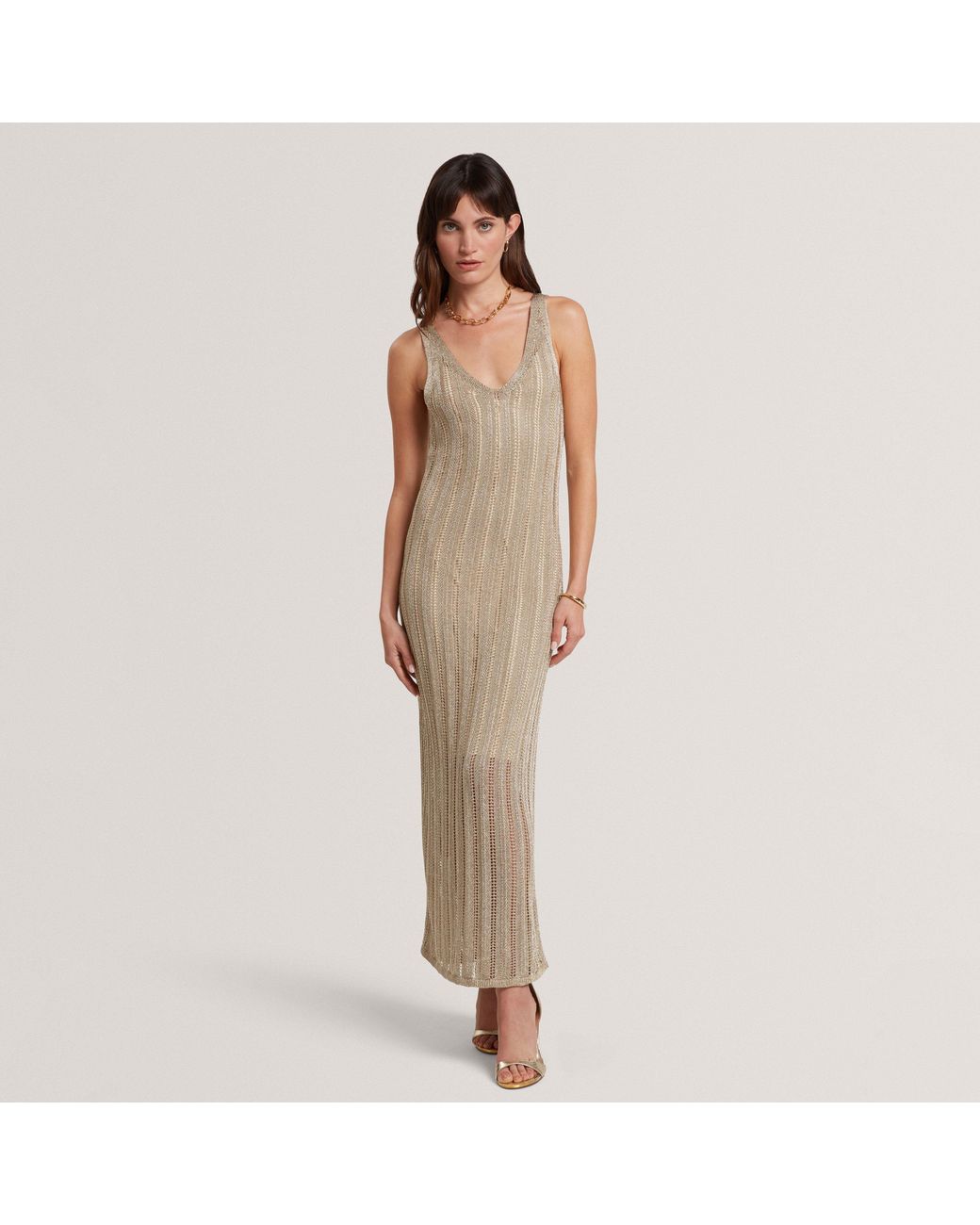 Ted Baker Natural Knitted Dress