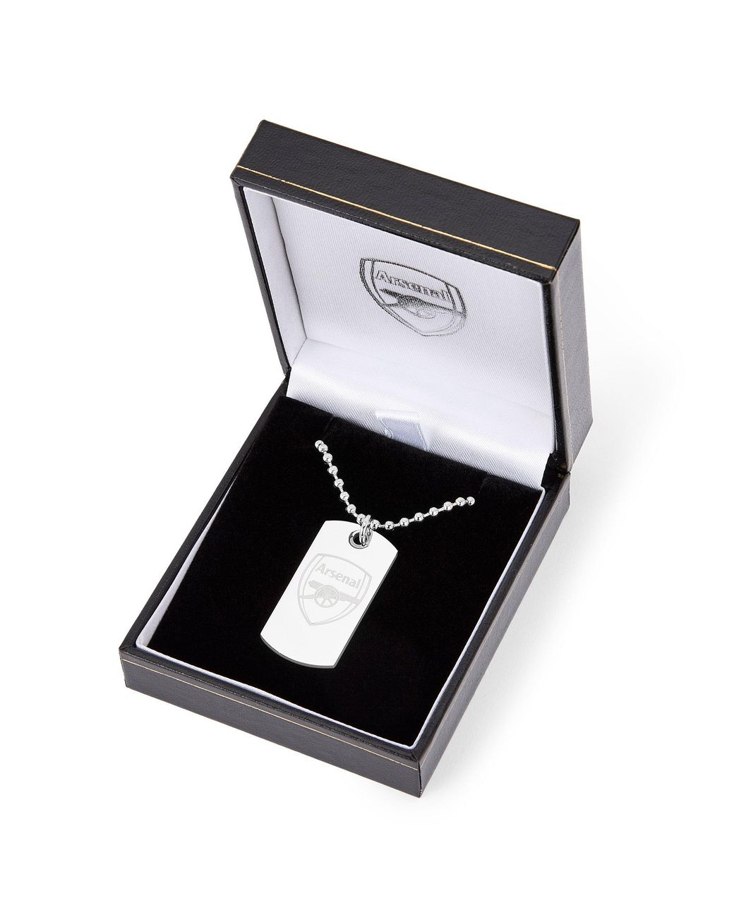 Team White Officially Licensed Stainless Steel Dog Tag And Ball Chain