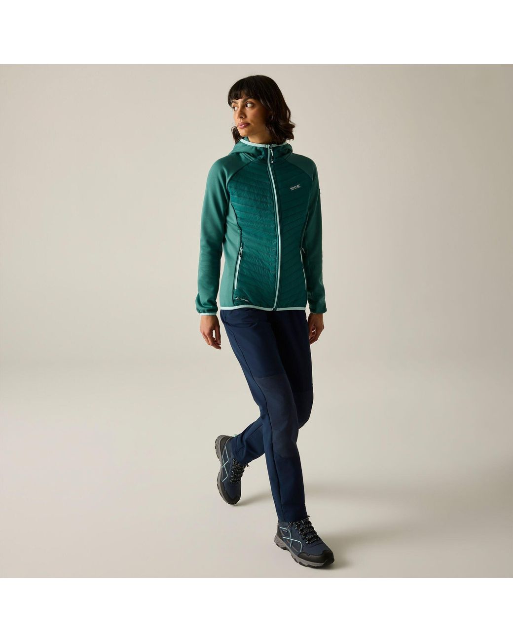 Regatta Green Andreson Hybrid Water-Repellent Jacket