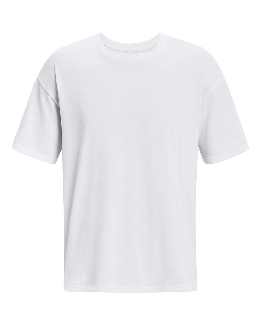 Under Armour White Short-Sleeve Performance Gym Top for men